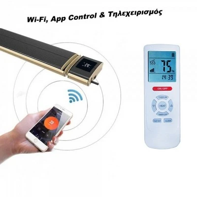 Υπέρυθρο πάνελ θέρμανσης 1800W με τηλεχειριστήριο Wi-Fi - θερμοστάτη & App Control Telemax JH-NR18-13W κατάλληλο για χώρους 13 -18 τμ Υπέρυθρο πάνελ θέρμανσης 1800W με τηλεχειριστήριο Wi-Fi - θερμοστάτη & App Control Telemax JH-NR18-13W κατάλληλο για χώρους 13 -18 τμ