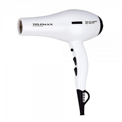 Σεσουάρ μαλλιών Telemax 2000W BELLA FK-8813 με 2 ταχυτήτων σε λευκό χρώμα