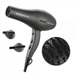 Σεσουάρ μαλλιών Telemax BELLA FK-8813 σε ανθρακί χρώμα με 2 επιλογές ταχύτητες αέρα