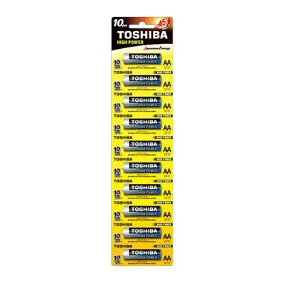 Αλκαλικές μπαταρίες υψηλής ισχύος Toshiba LR03 1.5V σεσκευασία 10 τεμαχίων (LR03GCP BP1X10) Αλκαλικές μπαταρίες υψηλής ισχύος Toshiba LR03 1.5V σεσκευασία 10 τεμαχίων (LR03GCP BP1X10)