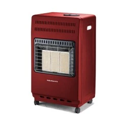 Θερμάστρα αερίου RS42 4200W με 3 επίπεδα θέρμανσης & αυτόματη πιεζοηλεκτρική ανάφλεξη σε κόκκινο χρώμα Θερμάστρα αερίου RS42 4200W με 3 επίπεδα θέρμανσης & αυτόματη πιεζοηλεκτρική ανάφλεξη σε κόκκινο χρώμα