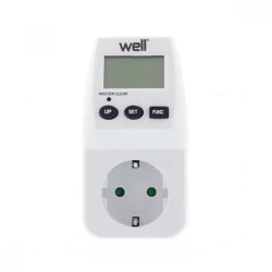 Μετρητής κατανάλωσης 13A Well ELPM-02-WL 230V με ακρίβεια +/-2%