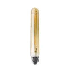 Διακοσμητική λάμπα led T30 σωλήνας E27 4W ντιμαριζόμενη 230V 2700k θερμό λευκό φως 400lm 185mm με μελί κάλυμμα