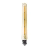 Διακοσμητική λάμπα led σωλήνας T30 225mm E27 4W ντιμαριζόμενη 230V 2700k θερμό λευκό φως 480lm 185mm με μελί κάλυμμα