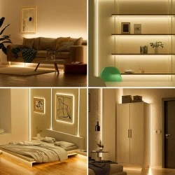 Ταινία LED PLUS 5m 4,8W 24V ενδιάμεσο χρώμα φωτός 4000k 500lm με 120l/m IP20 κατάλληλη για εσωτερικό χώρο 