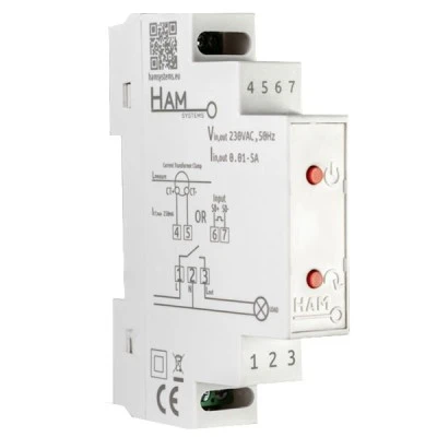 Έξυπνος διακόπτης ράγας Wi-Fi HAM DinSwitchM για έλεγχο θερμοσίφωνα Έξυπνος διακόπτης ράγας Wi-Fi HAM DinSwitchM για έλεγχο θερμοσίφωνα