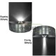 Led φωτιστικό επίτοιχο ορθογώνιο ρουστίκ 1.6W θερμό φως μονής κατεύθυνσης 24led 230V στεγανό IP54