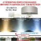 Led φωτιστικό επίτοιχο κυλινδρικό σατινέ 1.5W ψυχρό φως μονής κατεύθυνσης 15led 230V στεγανό IP54