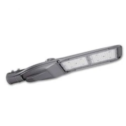 Led φωτιστικό δρόμου smd σε χρώμα γκρι 80W ενδιάμεσο φως 4000k 12240 Lumen στεγανό IP66 ΙΚ10
