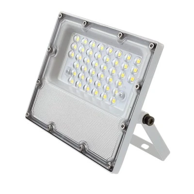 Προβολέας LED 10W θερμό χρώμα φωτός 1140lm 220-240VAC αλουμινίου λευκό χρώμα 110x90x30mm IP65