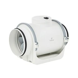 Εξαεριστήρας μικτού ρεύματος TD EVO-150 Φ150 220-240V 50/60HZ N8 χαμηλού προφίλ για κυκλικούς αγωγούς  
