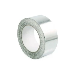 Ταινία αλουμινίου αυτοκόλλητη Aluminum Plain Tape 0.05mmx50mm ρολό 50 μέτρων πλάτος 50mm 