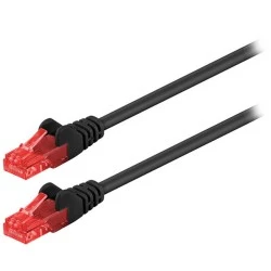 ΚΑΛΩΔΙΟ ΔΙΚΤΥΟΥ CAT 6 GOOBAY 95255 U/UTP PATCHABLE 0.25m ΣΕ ΜΑΥΡΟ ΧΡΩΜΑ