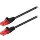 ΚΑΛΩΔΙΟ ΔΙΚΤΥΟΥ CAT 6 GOOBAY 68676 U/UTP PATCHABLE 0.5m ΣΕ ΜΑΥΡΟ ΧΡΩΜΑ