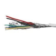 Καλώδιο συναγερμού 2 ζεύγών 4x0.22mm² και 2x0.50mm² λευκό προέκτασης τηλεφώνου με θωράκιση