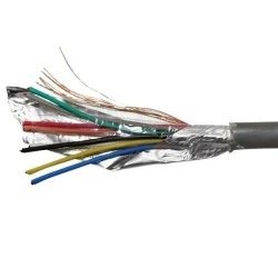 Καλώδιο συναγερμού 4 ζευγών γκρι 8x0.22mm² πολύκλωνο προέκτασης τηλεφώνου με θωράκιση