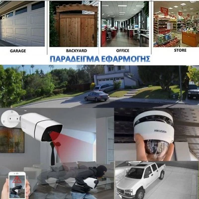 Κάμερα ασφαλείας 5MP 2.8mm IR 40m Bullet OUT H0T HIKVISION DS-2CE17H0T-IT3F2.8C
