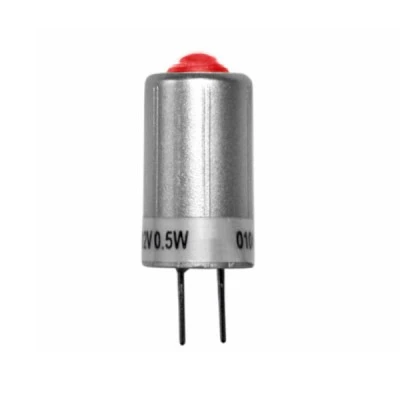 Λάμπα - καρφάκι G4 0,5W 230V κόκκινο φως δέσμης 90° διαμέτρου Ø10mm με 1 led