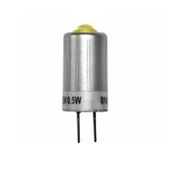 Λάμπα - καρφάκι G4 με 1 led 0,5W 12V AC/DC δέσμης 45° κίτρινο φως διαμέτρου Ø10mm