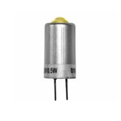 Λάμπα - καρφάκι G4 0.5W 230V κίτρινο φως δέσμης 90° διαμέτρου Ø10mm με 1 led
