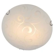 ΠΛΑΦΟΝΙΕΡΑ CHAPLIN ΛΕΥΚΗ ΜΕ ΣΧΕΔΙΑ Φ40CM 3ΧE27 40W IP20