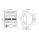 Module ενεργοποίησης switch actuator KNX SA 24 SATEL 8 καναλιών για έλεγχο συσκευών on/off 7x9.2x6cm