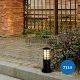 Φωτιστικό κολωνάκι κύλινδρος 30cm ρουστίκ αλουμινίου με σκίαστρο για λάμπες E27 στεγανό IP44 Φωτιστικό κολωνάκι κύλινδρος 30cm ρουστίκ αλουμινίου με σκίαστρο για λάμπες E27 στεγανό IP44