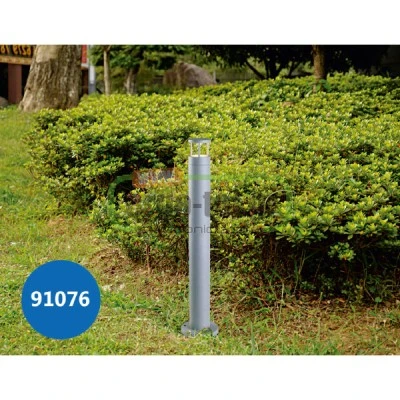 Φωτιστικό αλουμινίου κολώνα 65cm σατινε για λάμπα GU10 έμμεσου φωτισμού στεγανό IP54 