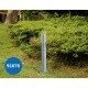 Φωτιστικό αλουμινίου κολώνα 65cm σατινε για λάμπα GU10 έμμεσου φωτισμού στεγανό IP54 