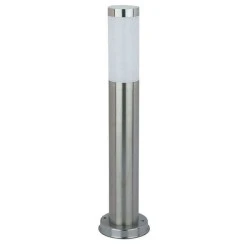 Φωτιστικό κολωνάκι INOX 80cm σειρά ΧΙΟΣ στεγανό IP44 για λάμπες με ντουί E27