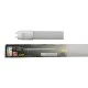 Λάμπα led τύπου φθορίου T8 90cm 14W 3000k θερμό λευκό φως 1200lumen γυάλινη με τροφοδοσία στα 2 άκρα