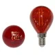 Διακοσμητική λάμπα led G45 Ε14 ισχύος 2W 230V κόκκινη δέσμης 330° ceramic filament σφαιρική