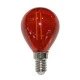 Διακοσμητική λάμπα led G45 Ε14 ισχύος 2W 230V κόκκινη δέσμης 330° ceramic filament σφαιρική
