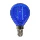 Διακοσμητική λάμπα led G45 Ε14 ισχύος 2W 230V μπλε δέσμης 330° ceramic filament σφαιρική Διακοσμητική λάμπα led G45 Ε14 ισχύος 2W 230V μπλε δέσμης 330° ceramic filament σφαιρική