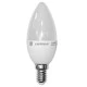 Λάμπα led κερί Ε14 C37 ισχύος 5W 230V 4000k ενδιάμεσο λευκό φως 410 lumen λευκό σώμα ματ γυαλί