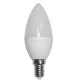 Λάμπα led κερί Ε14 C37 6W 230V 6200k ψυχρό λευκό φως λευκό σώμα ματ γυαλί 540 lumen Λάμπα led κερί Ε14 C37 6W 230V 6200k ψυχρό λευκό φως λευκό σώμα ματ γυαλί 540 lumen