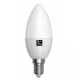 Λάμπα led C37 κερί Ε14 ισχύος 6W 230V ντιμαριζόμενη 3000k θερμό λευκό φως με ματ κάλυμμα Λάμπα led C37 κερί Ε14 ισχύος 6W 230V ντιμαριζόμενη 3000k θερμό λευκό φως με ματ κάλυμμα
