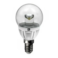 Λάμπα led G45 σφαιρική Ø45mm E14 3W 230V 3000k θερμό λευκό φως 230Lm με διάφανο κάλυμμα