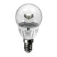 Λάμπα led G45 σφαιρική Ø45mm E14 3W 230V 3000k θερμό λευκό φως 230Lm με διάφανο κάλυμμα Λάμπα led G45 σφαιρική Ø45mm E14 3W 230V 3000k θερμό λευκό φως 230Lm με διάφανο κάλυμμα