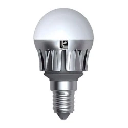 Λάμπα led G45 σφαιρική Ø45mm E14 6W 230V 3000k θερμό λευκό φως 500lm με ματ κάλυμμα αλουμινίου