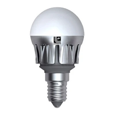 Λάμπα led G45 σφαιρική Ø45mm E14 6W 230V 3000k θερμό λευκό φως 500lm με ματ κάλυμμα αλουμινίου