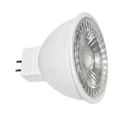 Λάμπα led ισχύος MR16 GU5.3 7W 12V AC/DC 3000k θερμό λευκό φως δέσμης 30° 700 lumen Economy