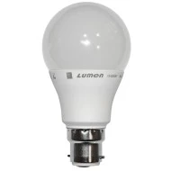 Λάμπα led A60 αχλάδι B22 8W 230V 4000k ενδιάμεσο λευκό φως 660 lumen με λευκό σώμα ματ κάλυμμα