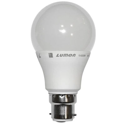 Λάμπα led A60 αχλάδι B22 8W 230V 4000k ενδιάμεσο λευκό φως 660 lumen με λευκό σώμα ματ κάλυμμα