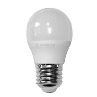 Λάμπα led G45 σφαιρική Ø45mm E27 6W 230V 6200k ψυχρό λευκό φως 540lm με ματ κάλυμμα Economy