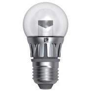 Λάμπα led σφαιρική G45 Ø45mm Ε27 5W 230V 3000k θερμό λευκό φως 400Lm με διάφανο κάλυμμα