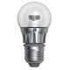 Λάμπα led σφαιρική G45 Ø45mm Ε27 5W 230V 3000k θερμό λευκό φως 400Lm με διάφανο κάλυμμα Λάμπα led σφαιρική G45 Ø45mm Ε27 5W 230V 3000k θερμό λευκό φως 400Lm με διάφανο κάλυμμα