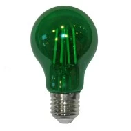 Διακοσμητική λάμπα led Α60 αχλάδι E27 6W 230V πράσινη δέσμης 330° ceramic filament