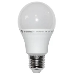 Λάμπα led A60 αχλάδι E27 ισχύος 10W 230V 6200k ψυχρό λευκό φως 860 lumen με ματ κάλυμμα