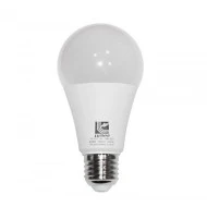Λάμπα led A60 E27 αχλάδι 15W 230V 3000k θερμό λευκό φως 1500 lumen λευκό σώμα ματ κάλυμμα